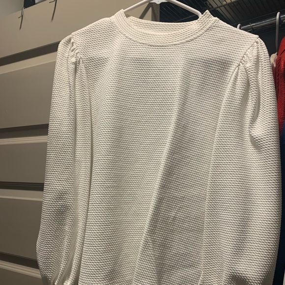 Maeve Anthropology White Sweater - Picture 1 of 2